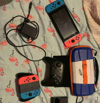 Nintendo switch with lots of accessories 
