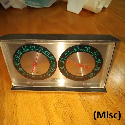 Thermometer and Humidity Monitor - Springfield, Vintage, View more