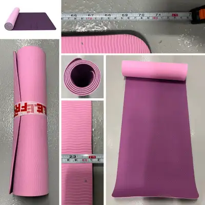 Yoga Mat (1/4 inch) PVC Free (70 x 24 inches) Unused (No Bag), View more
