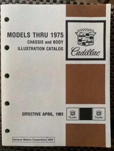 1967-75 Cadillac Models Chassis/Body Parts Catalog, View more