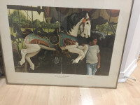 Ken Danby Framed Print - Guelph Carousel 1977