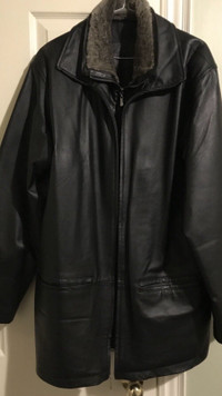 Men’s genuine leather coat- Sold❗️