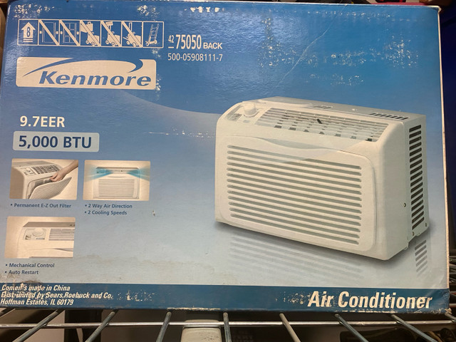 Kenmore air conditioner 5000 BTU in Heating, Cooling & Air in Winnipeg