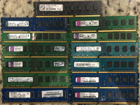 DDR3 Desktop RAM $5 / GB