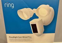 New Ring floodlight security camera 