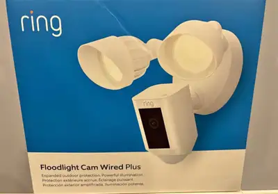 New Ring floodlight security camera , View more
