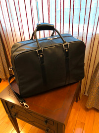 Italian Leather Travel/Overhead Bag - Perfect Condition!