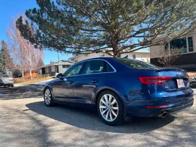 2017 Audi A4 Quattro — Scuba Blue | LOW KM | No Accidents/Hail ▸ 2.0L Turbocharged TFSI engine ▸ Ver...