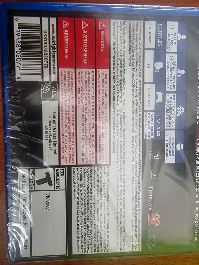 jumanji the video game (ps4) in Sony Playstation 4 in Chatham-Kent - Image 4