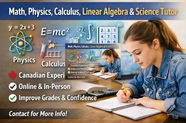 physics, maths tutor 