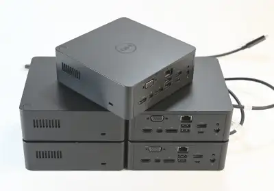 Lot of 5 Dell TB16 K16A USB-C Thunderbolt Docking Stations Only, View more