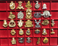 Vintage Army Military Corpse Cap Badges: Estate Find($15-$20