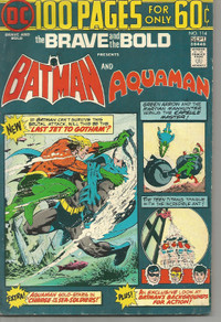 DC BRAVE & BOLD 100 PAGES #114 BATMAN AQUAMAN SEP 1975