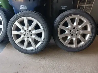 Mercedes rims for sale. Come from a S500 w220 Great rims.