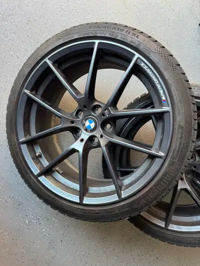 Sold my M340i, so my 898M rims and winter setup need a new home. Wheels are genuine OEM (purchased t...