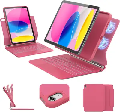 iPad Case with Keyboard Hot Pink New in Box, View more