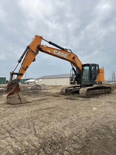2019 Case CX245DSR for sale 4960 hours Hydraulic pin grabber Auxiliary hydraulics 56900 lbs operatin...