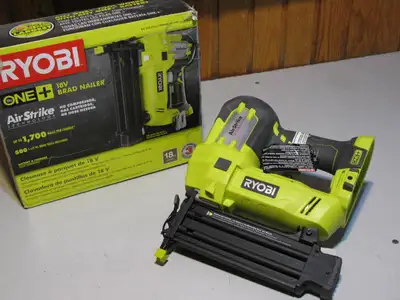 RYOBI 18V 18-Gauge Cordless Brad Nail, Brand New (Tool Only), View more