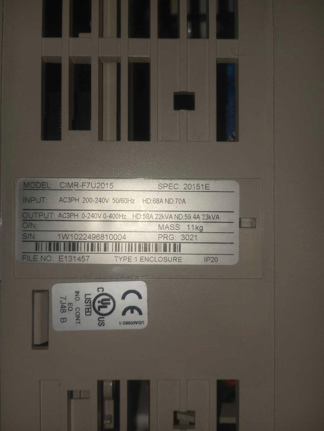 Yaskawa Varispeed F7 in General Electronics in Oshawa / Durham Region - Image 3