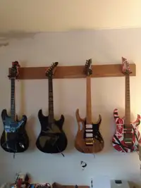 Various guitars and parts