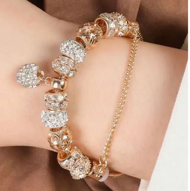 Stunning gold-plated charm bracelet all charms including  in Jewellery & Watches in Edmonton - Image 3