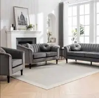 3 piece velvet sofa set