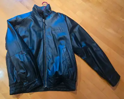 Manteau de cuir neuf pour homme, View more