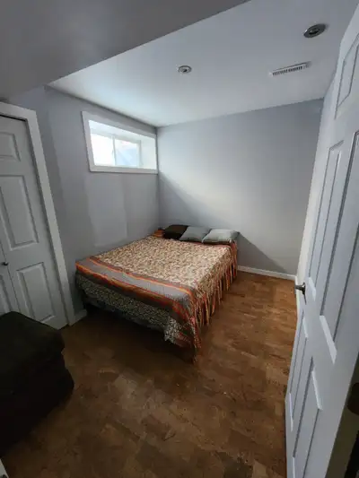 2 bedroom basement 1 room available on jun 1st Separate laundry Separate entrance Shared bathroom an...