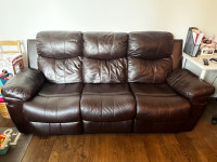 3 seater Recliner couch- Move out sale