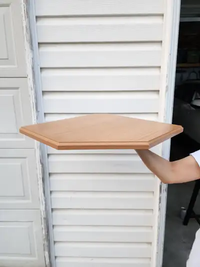 Wooden Corner Shelving (Like New), View more