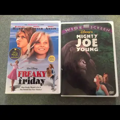 Disney DVDs EUC Original Freaky Friday Mighty Joe Young , View more