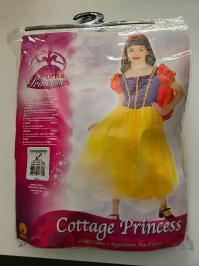 I am selling a used Princess costume. Its been used only once and comes in its original packaging as...