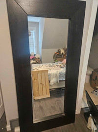 Full wood framed mirror