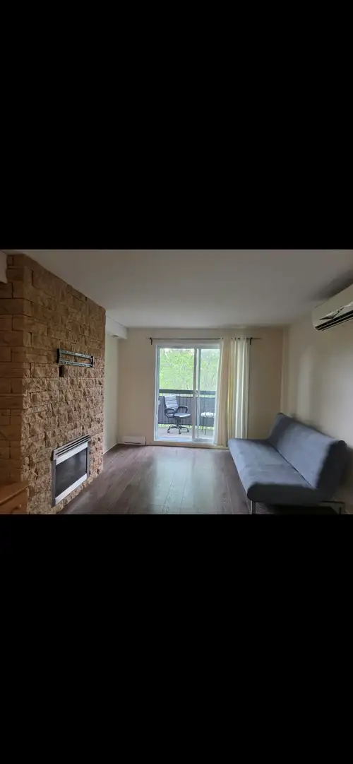 Condo with (1) bedroom near bus stop ,grocery stores, school, bank , REM, near highway 10 and 30 , n...