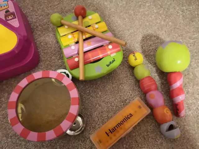 Harmonica, Boikido Wood Musical Toy Set, Lalaloopsy Drum in Toys & Games in Markham / York Region - Image 3