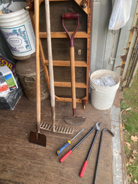 Variety Hand Tools,Rakes,Shovel And More