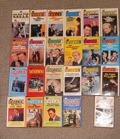 Lot of Ace books Man from UNCLE (#1-22 + bonus), View more