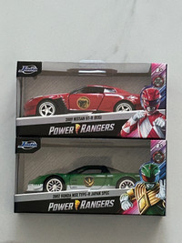 New in a package Power Rangers diecast sport car  x 2 for sell 