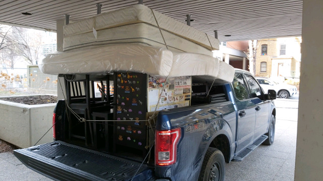 Man & pickup truck for hire 401 & DVP area in Beds & Mattresses in City of Toronto