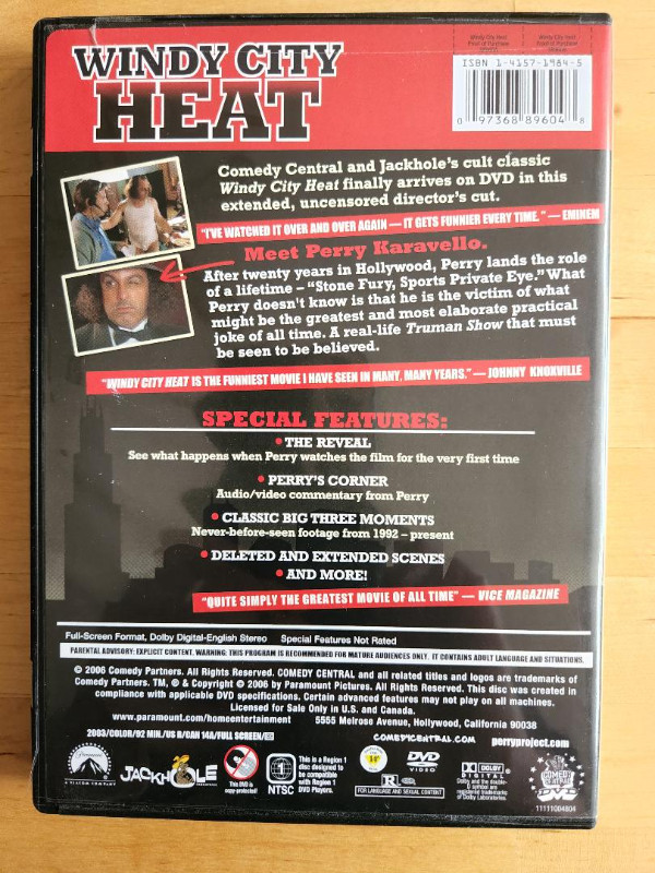 Windy City Heat DVD in CDs, DVDs & Blu-ray in Markham / York Region - Image 2