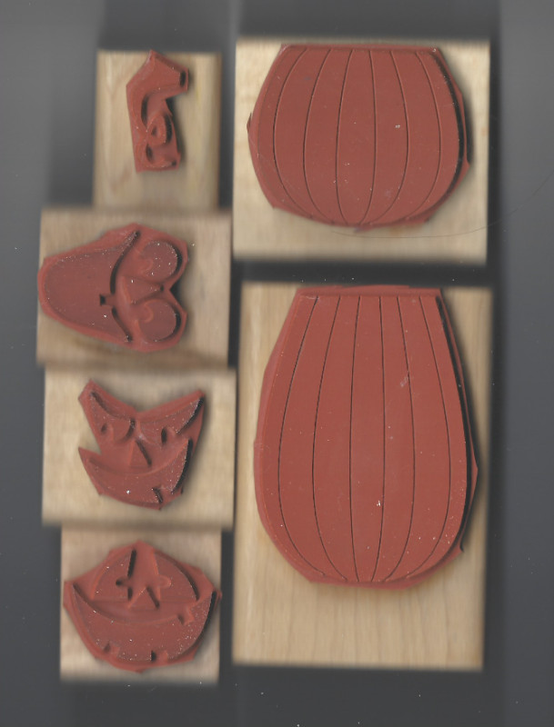 Stampin UP! wooden stamp set Carved & Candlelit in Hobbies & Crafts in Owen Sound - Image 2