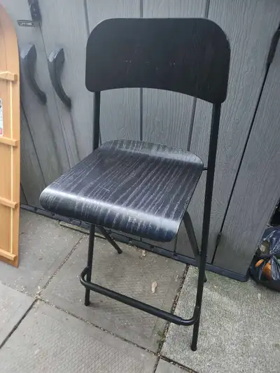 Black Folding Bar Stool, View more
