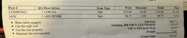 Snap On 12” Combination Square  in Hand Tools in Winnipeg - Image 3