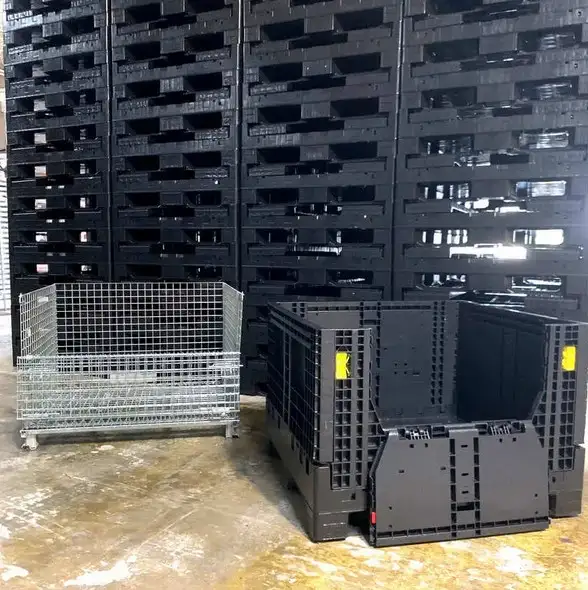 USED BULK CONTAINERS, PLASTIC BULK BOXES, COLLAPSIBLE BULK BINS. in Tool Storage & Benches in Cambridge - Image 10