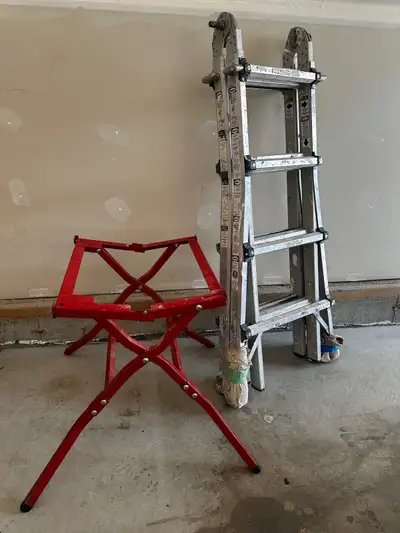 Multifunctional ladder and workbench both for 150$