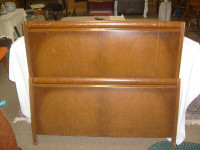 BED METAL HEADBOARD AND FOOTBOARD  CIRCA 1950'S