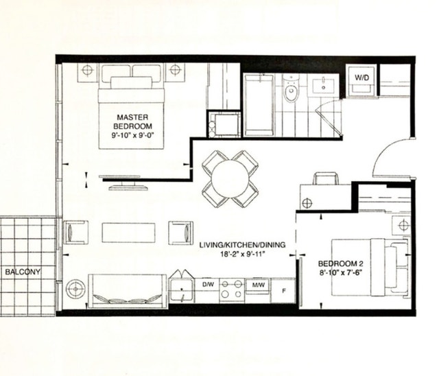 Private bedroom in luxurious condo downtown yonge Dundas square Long