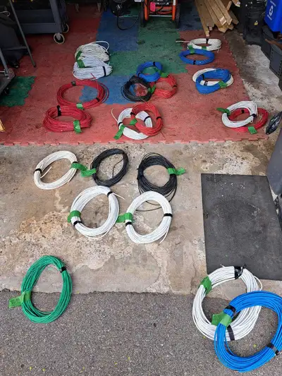 I have 15 coils of rw90 at 120 feet each. 120' rw90 #10 white x6 $50 @ 120 feet 120'rw90#10 red x1 $...