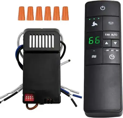 Universal Thermostatic CeilingFan Remote Control Kit, View more