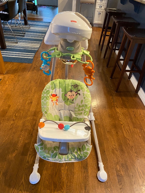 Fisher price baby swing Playpens, Swings & Saucers Calgary Kijiji